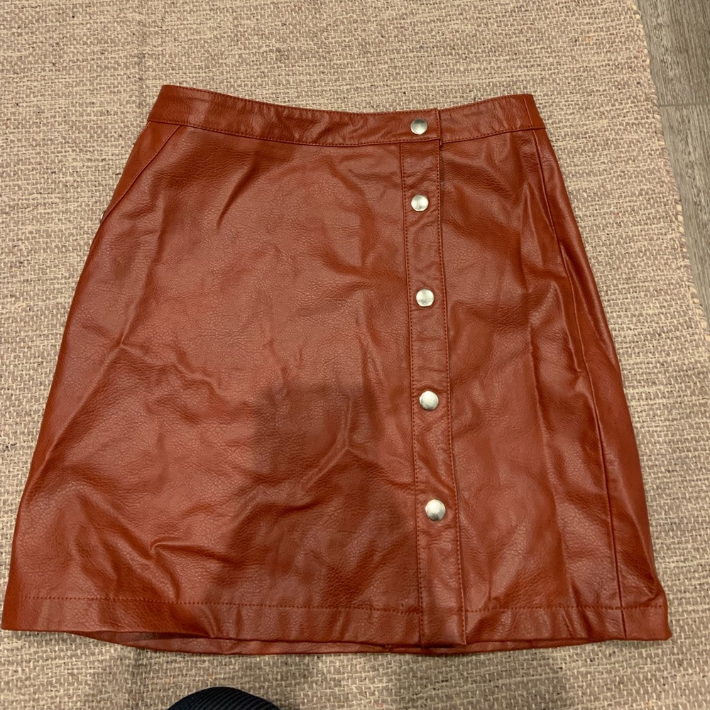 Urban outfitters Red/Orange Snake Skin Skirt